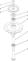 SPINDLE ASSEMBLY NO. 110-0728