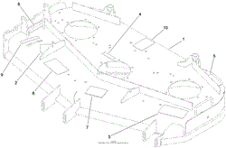 DECK DECAL ASSEMBLY NO. 112-7082