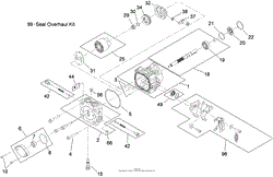 HYDRAULIC PUMP ASSEMBLY NO. 115-4481