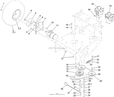 PUMP DRIVE AND ENGINE PULLEY ASSEMBLY