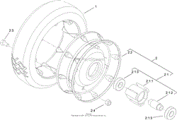 WHEEL AND TIRE ASSEMBLY NO. 115-3849