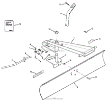 MID-MOUNT GRADER BLADE-40 IN. (102 CM)