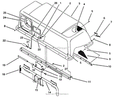 BAG TOP &amp; FRAME ASSEMBLY