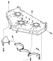 PARTS LIST-SIDE DISCHARGE KIT FACTORY ORDER NUMBER 8-1600