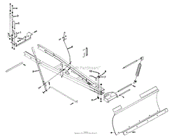 DOZER BLADE CONVERSION FACTORY ORDER NUMBER 8-1610