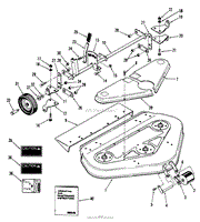 REAR AND SIDE DISCHARGE MOWERS-36 IN. (92 CM) VEHICLE IDENTIFICATION NUMBERS 85-36MR01,95-36MR00,85