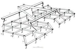 PARTS LIST FOR 59 SPIKED TOOTH HARROW (FACTORY ORDER NUMBER 67-59HR01)