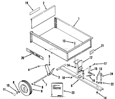 DUMP CART-10 CU. FT. (.28 CU.M)(VEHICLE IDENTIFICATION NUMBER 97-10DC01)