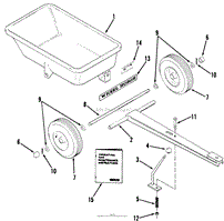 DUMP CART-5.5 CU. FT. (.15 CU.M)(VEHICLE IDENTIFICATION NUMBER 97-05DC01)