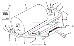 LAWN ROLLER-36 IN. (92 CM)(VEHICLE IDENTIFICATION NUMBER 97-36RL01)