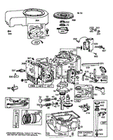 ENGINE BRIGGS &amp; STRATTON MODEL 253707-0157-01