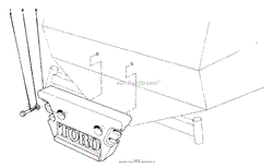 CUTTING UNIT MODEL NO. 30768 REAR WEIGHT (OPTIONAL)