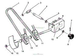 DECK DRIVE BELT ATTACHMENT