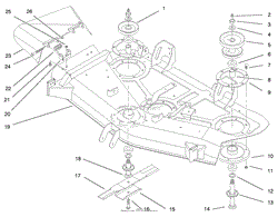 BLADES, SPINDLES AND DEFLECTORS