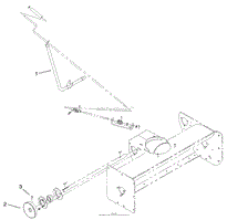 CRANK SUPPORT AND PULLEY ASSEMBLY