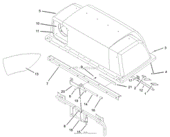 BAG TO MOWER ASSEMBLY