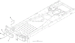 FRONT BAGGER COUNTER WEIGHT ASSEMBLY