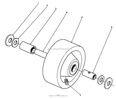 PHENOLIC WHEEL ASSEMBLY NO. 27-1050 (OPTIONAL)