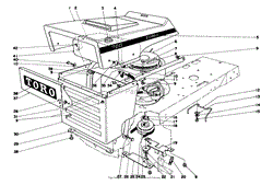 HOOD AND ENGINE ASSEMBLY