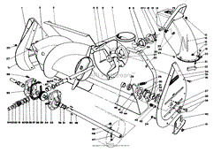 AUGER ASSEMBLY 36&quot; SNOWTHROWER ATTACHMENT MODEL NO. 59160 (OPTIONAL)