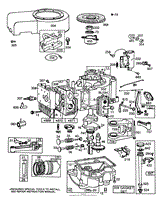 ENGINE BRIGGS &amp; STRATTON MODEL 253707-0157-01(3)