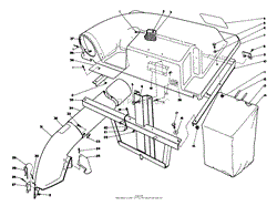 TWIN BAGGER GRASS CATCHER MODEL NO. 59184 (OPTIONAL)