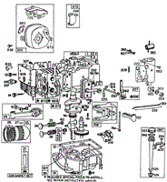 ENGINE MODEL NO. 191707-2161-01