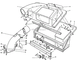 TWIN BAGGER GRASS CATCHER MODEL NO. 59122 (OPTIONAL)