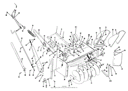 PARTS LIST-SNOW THROWER-FACTORY ORDER NUMBER 6-6214