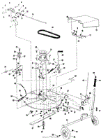 A-70 RIDING MOWER PARTS LIST(5)