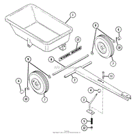 PARTS LIST-DUMP TRAILER (FACTORY ORDER NUMBER 7-2212)