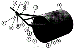 LR-24 LAWN ROLLER PARTS LIST