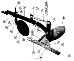 PARTS LIST FOR PP-8-A PLOW