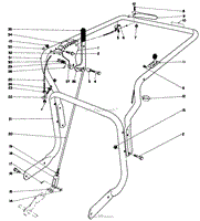 CONTROLS &amp; HANDLE ASSEMBLY (MODEL 62922)