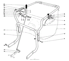 CONTROLS &amp; HANDLE ASSEMBLY (MODEL 62912)