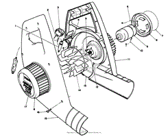 BLOWER HOUSING &amp; MOTOR ASSEMBLY