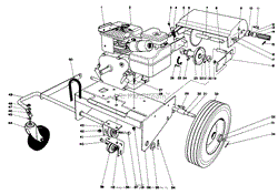 ENGINE AND BASE ASSEMBLY (MODEL 62923)