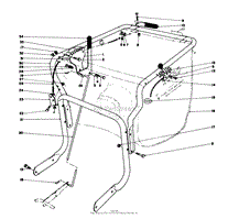 CONTROLS AND HANDLE ASSEMBLY (MODEL 62923)