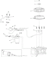 IGNITION AND ELECTRICAL ASSEMBLY ENGINE ASSEMBLY NO. 121-0412