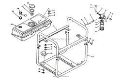 FUEL TANK &amp; FRAME ASSEMBLY