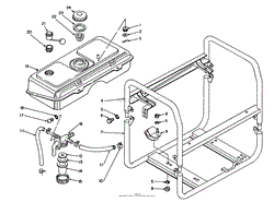 FUEL TANK &amp; FRAME ASSEMBLY