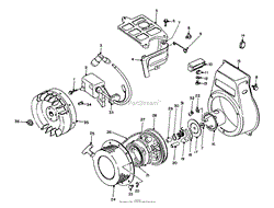 RECOIL STARTER-MAGNETO