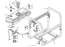 FUEL TANK &amp; FRAME ASSEMBLY