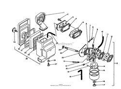 AIR CLEANER &amp; CARBURETOR ASSEMBLY