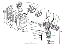 AIR CLEANER &amp; CARBURETOR ASSEMBLY