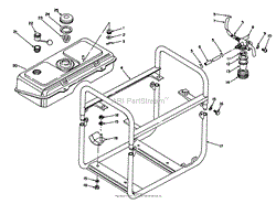 FUEL TANK &amp; FRAME ASSEMBLY