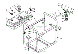 FUEL TANK &amp; FRAME ASSEMBLY