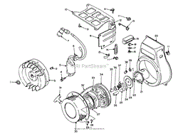 REWIND STARTER &amp; MAGNETO ASSEMBLY