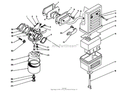 AIR CLEANER &amp; CARBURETOR ASSEMBLY