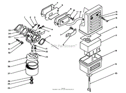 AIR CLEANER &amp; CARBURETOR ASSEMBLY